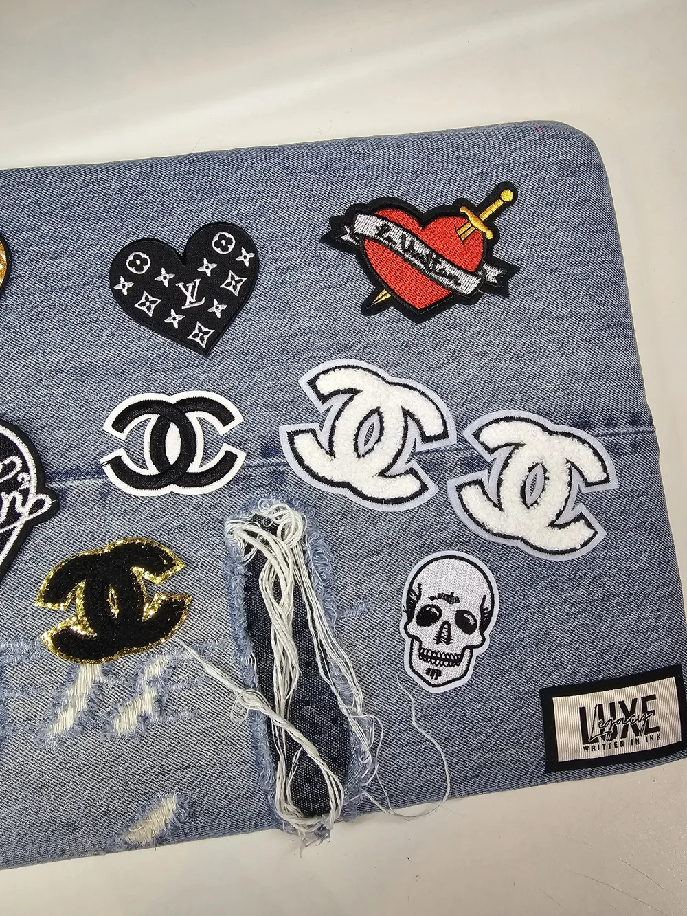 Designer- Inspired Iron On Patch Set (9) - Picture 3 of 4
